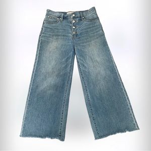 Madewell Wide Leg Crop Size 27